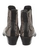 Rag & Bone Snakeskin Animal Print Chelsea Boots