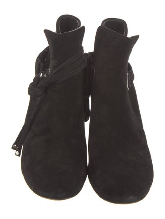 Rag & Bone Suede Tassel Accents Boots