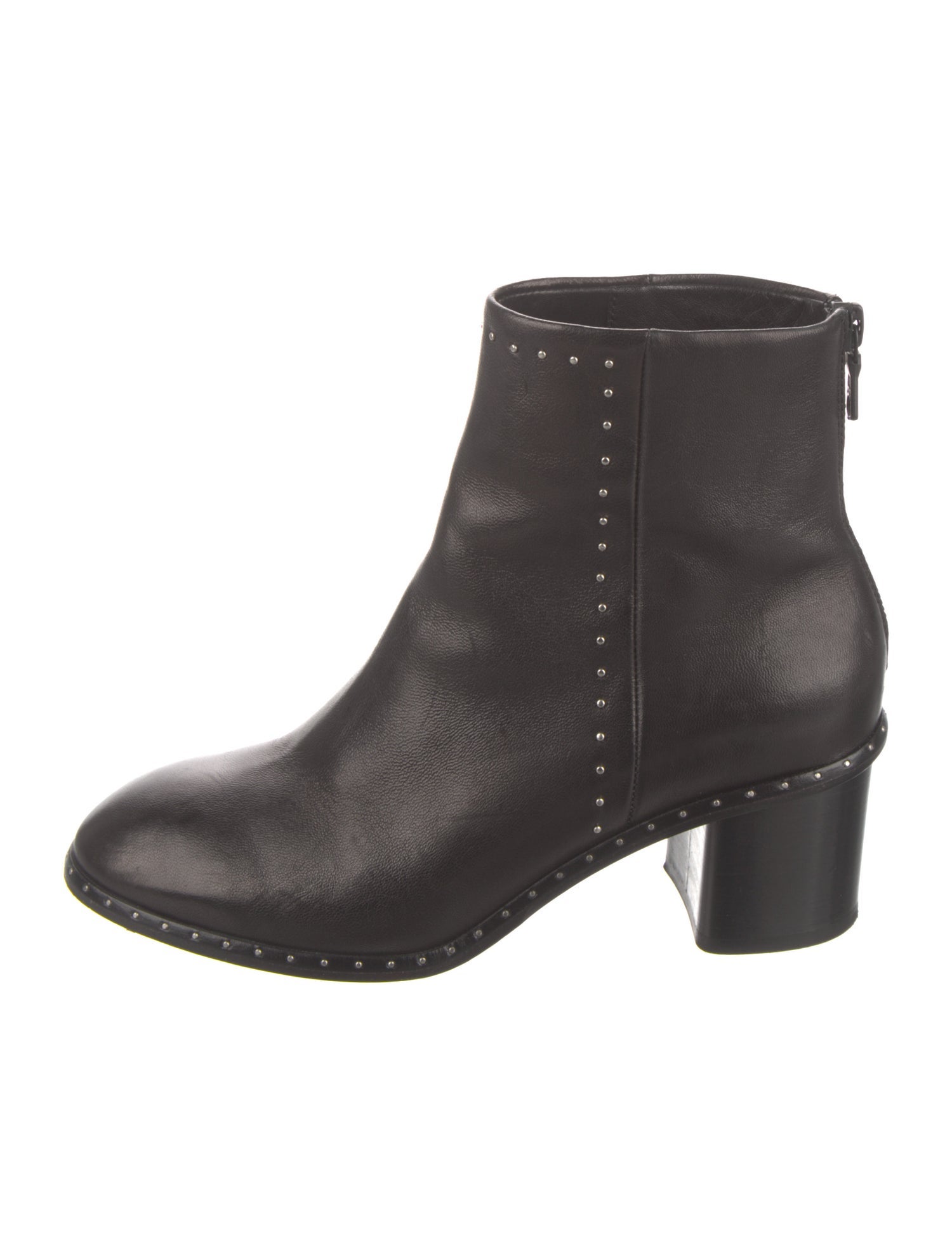 Rag & Bone Leather Studded Accents Boots