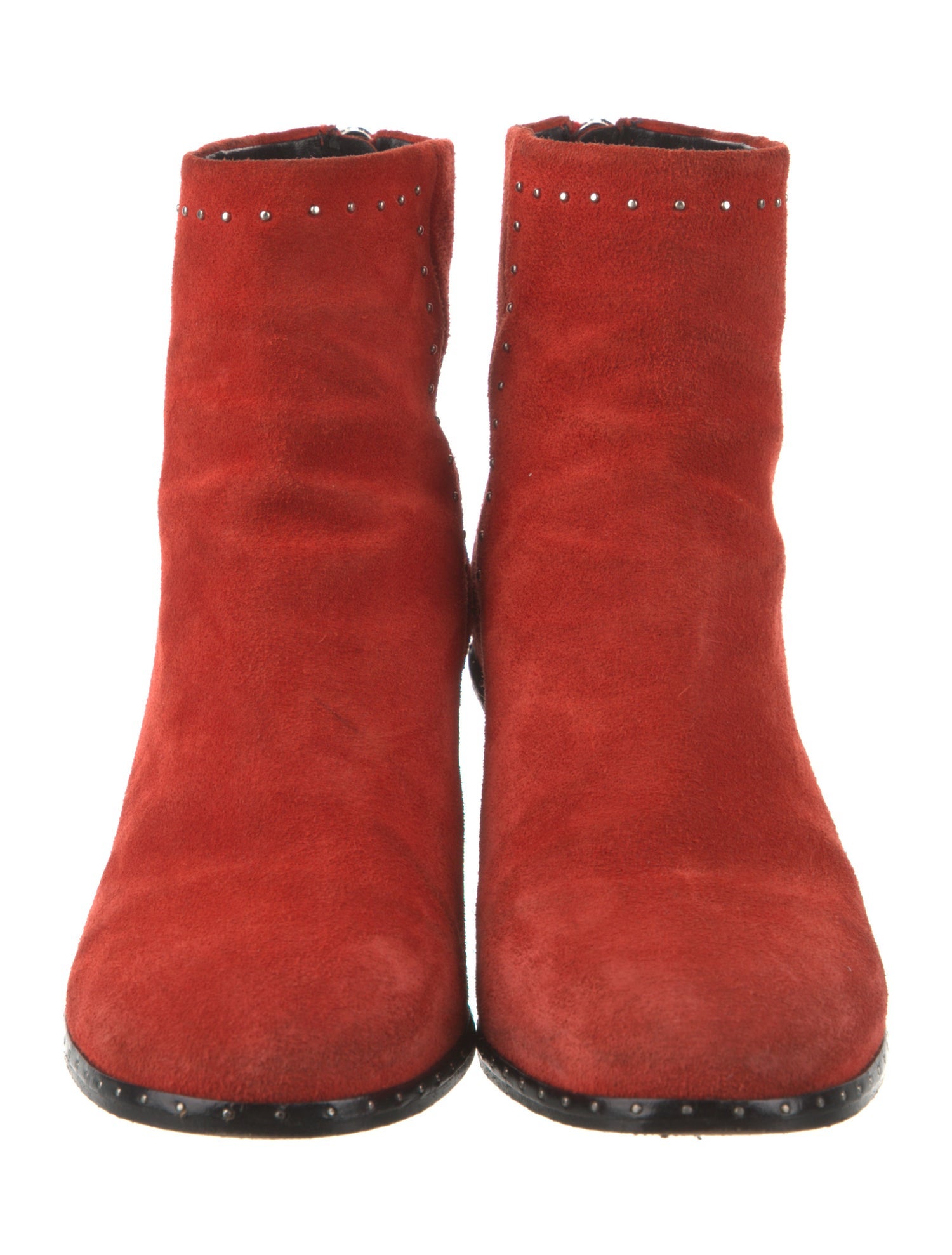 Rag & Bone Suede Studded Accents Boots