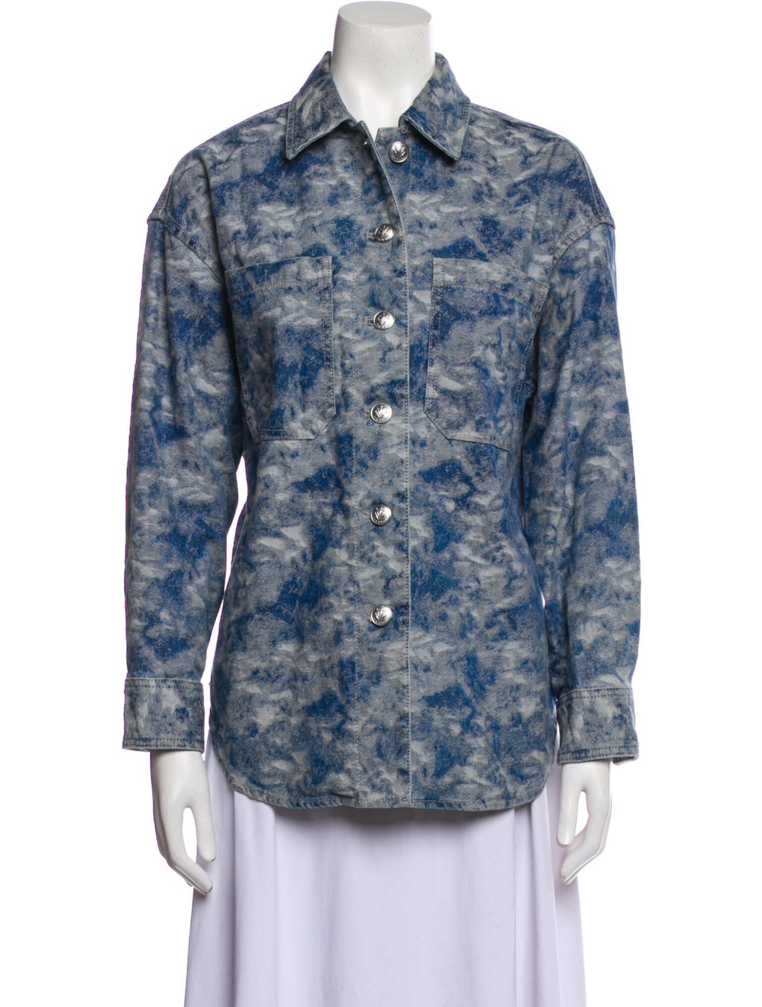 Rag & Bone Printed Denim Jacket