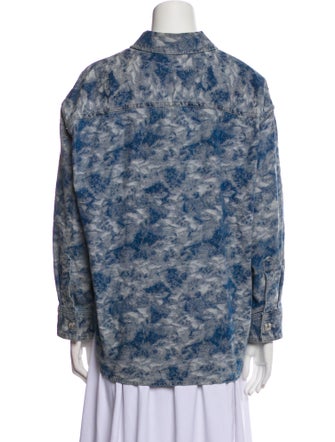 Rag & Bone Printed Denim Jacket