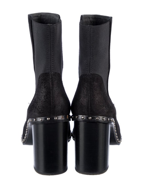 Rag & Bone Suede Studded Accents Chelsea Boots