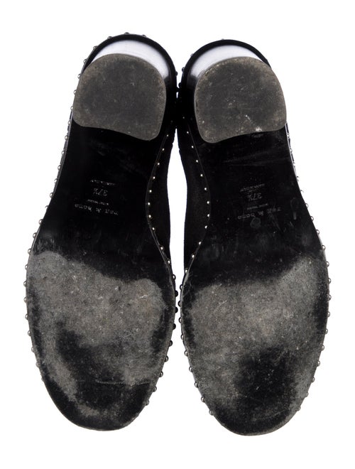 Rag & Bone Suede Studded Accents Chelsea Boots