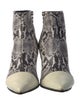 Rag & Bone Leather Animal Print Sock Boots