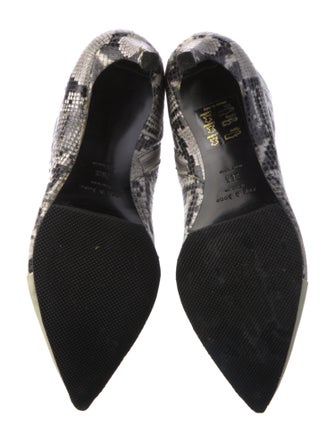 Rag & Bone Leather Animal Print Sock Boots