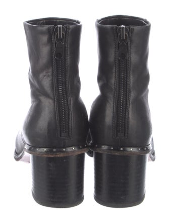 Rag & Bone Leather Studded Accents Boots
