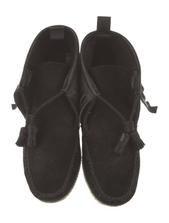 Rag & Bone Suede Tassel Accents Lace-Up Boots