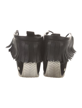 Rag & Bone Suede Tassel Accents Lace-Up Boots