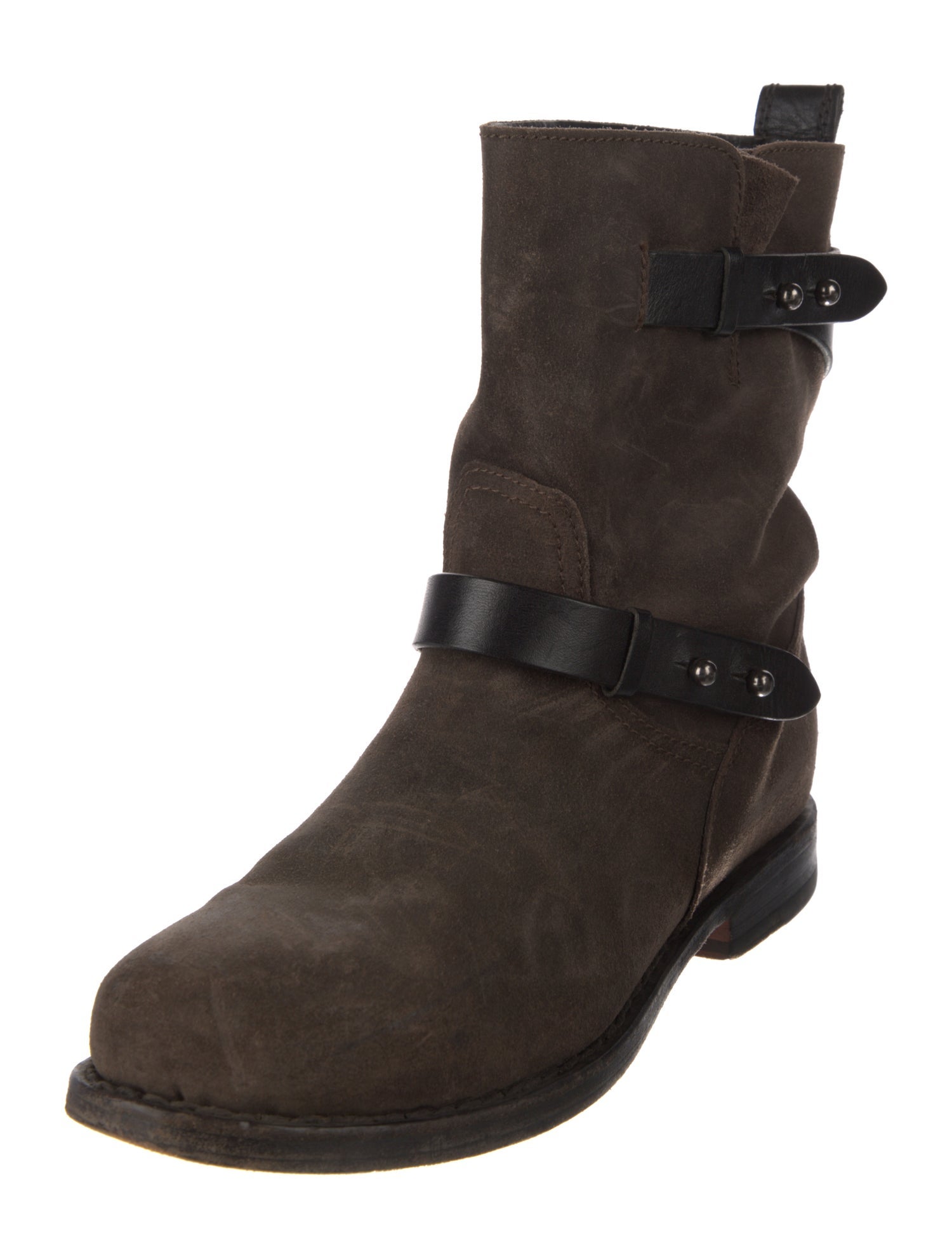 Rag & Bone Leather Moto Boots