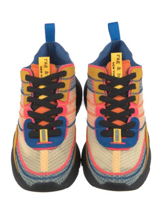 Rag & Bone Printed Embroidered Accent Chunky Sneakers