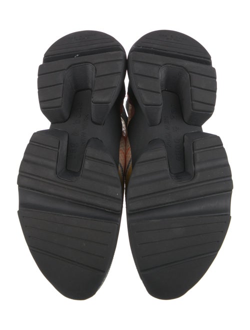 Rag & Bone Printed Embroidered Accent Chunky Sneakers