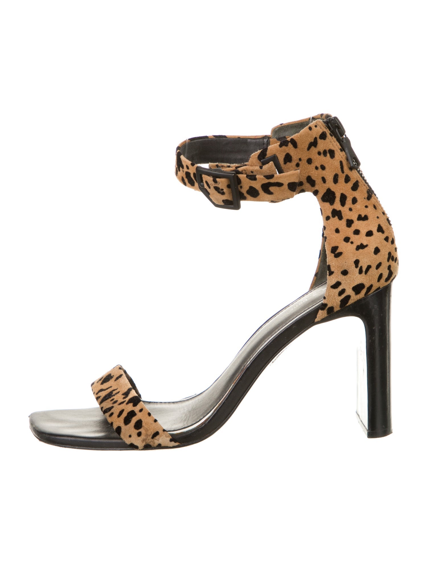 Rag & Bone Suede Animal Print Sandals