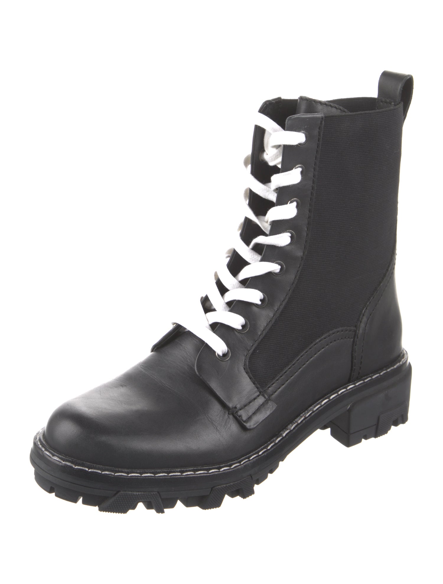Rag & Bone Leather Combat Boots