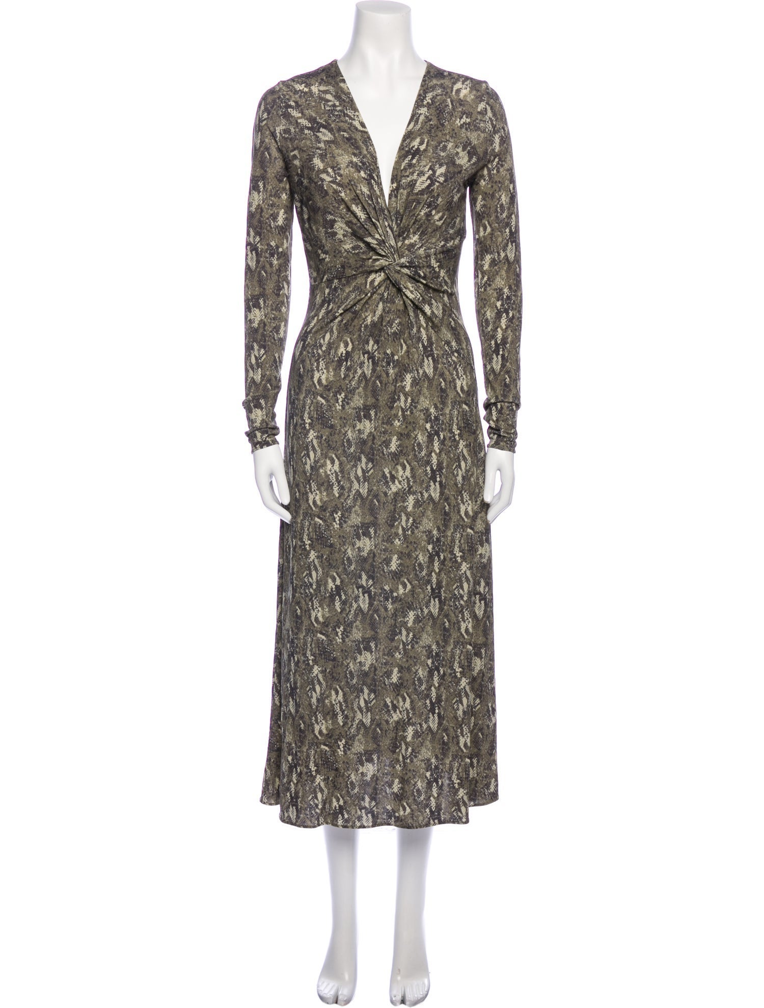 Rag & Bone Animal Print Long Dress