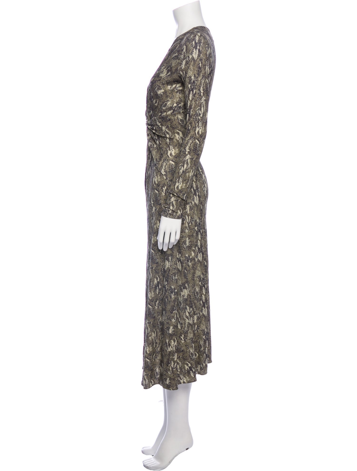 Rag & Bone Animal Print Long Dress