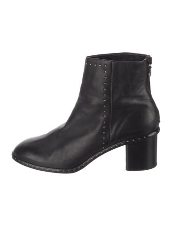 Rag & Bone Leather Studded Accents Boots