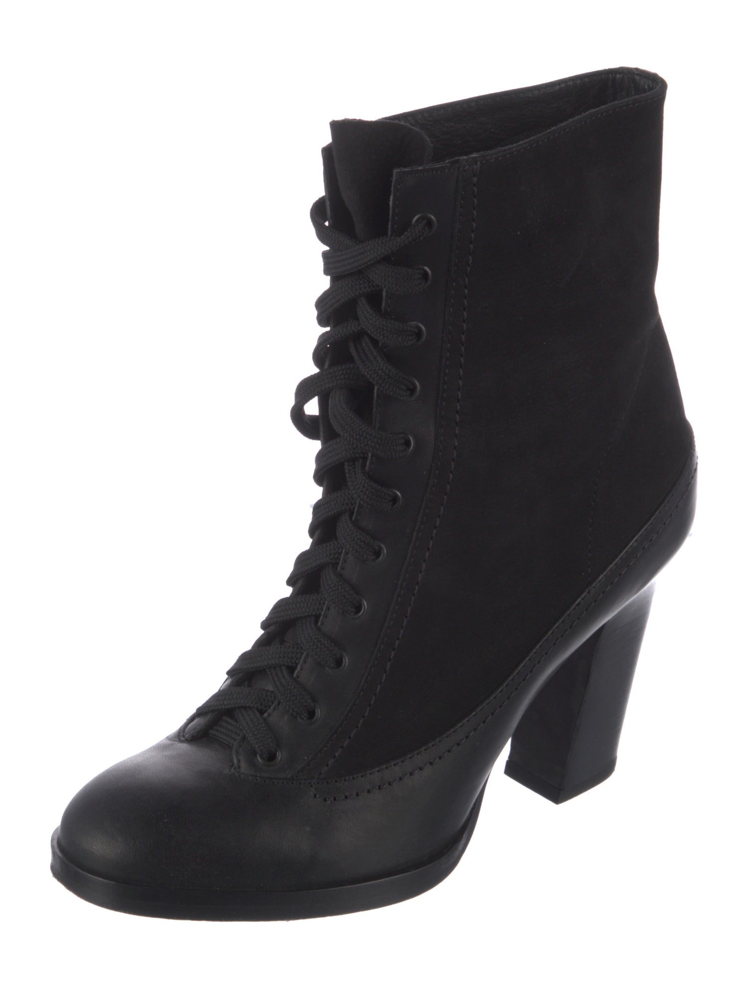 Rag & Bone Leather Lace-Up Boots