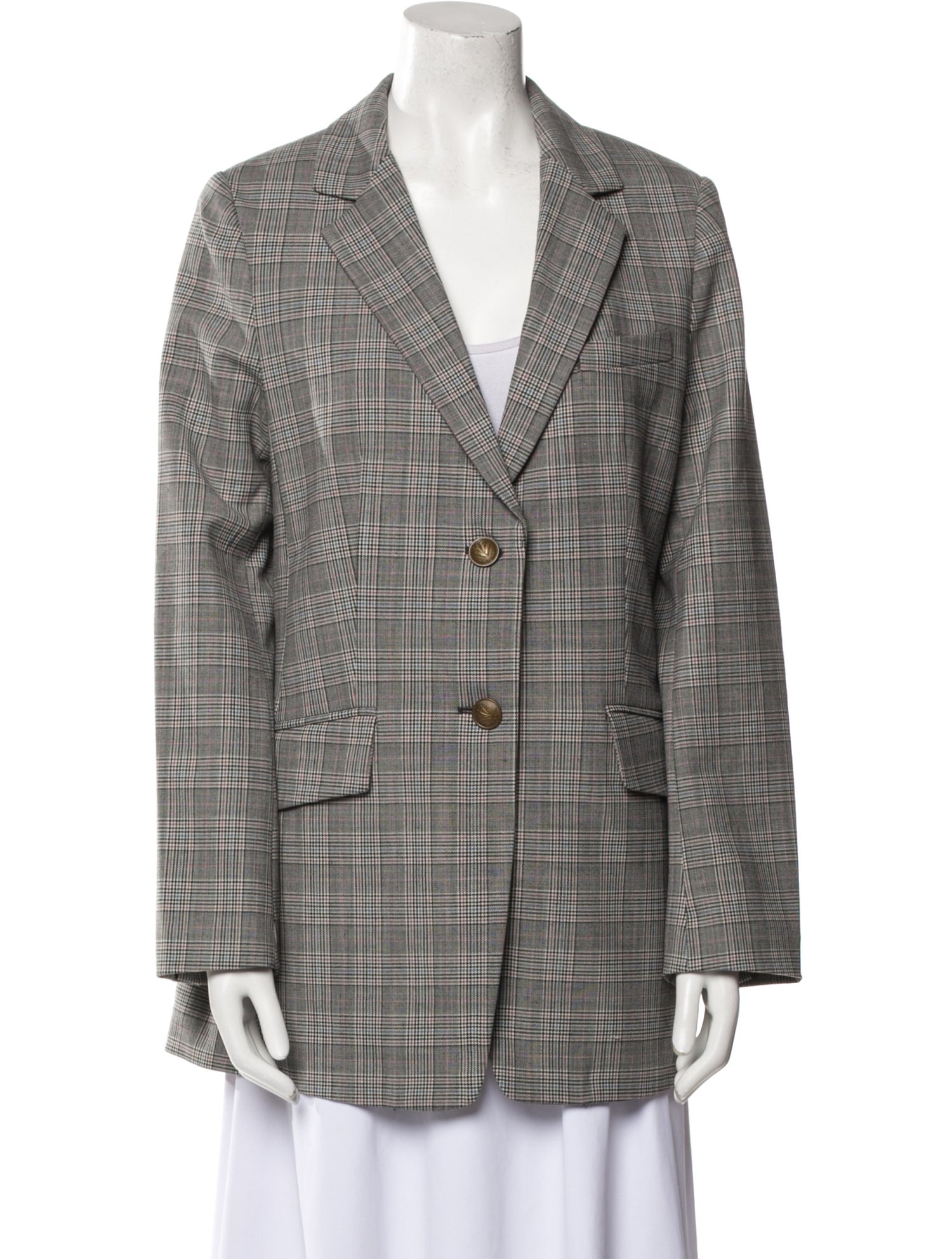 Rag & Bone Plaid Print Blazer w/ Tags