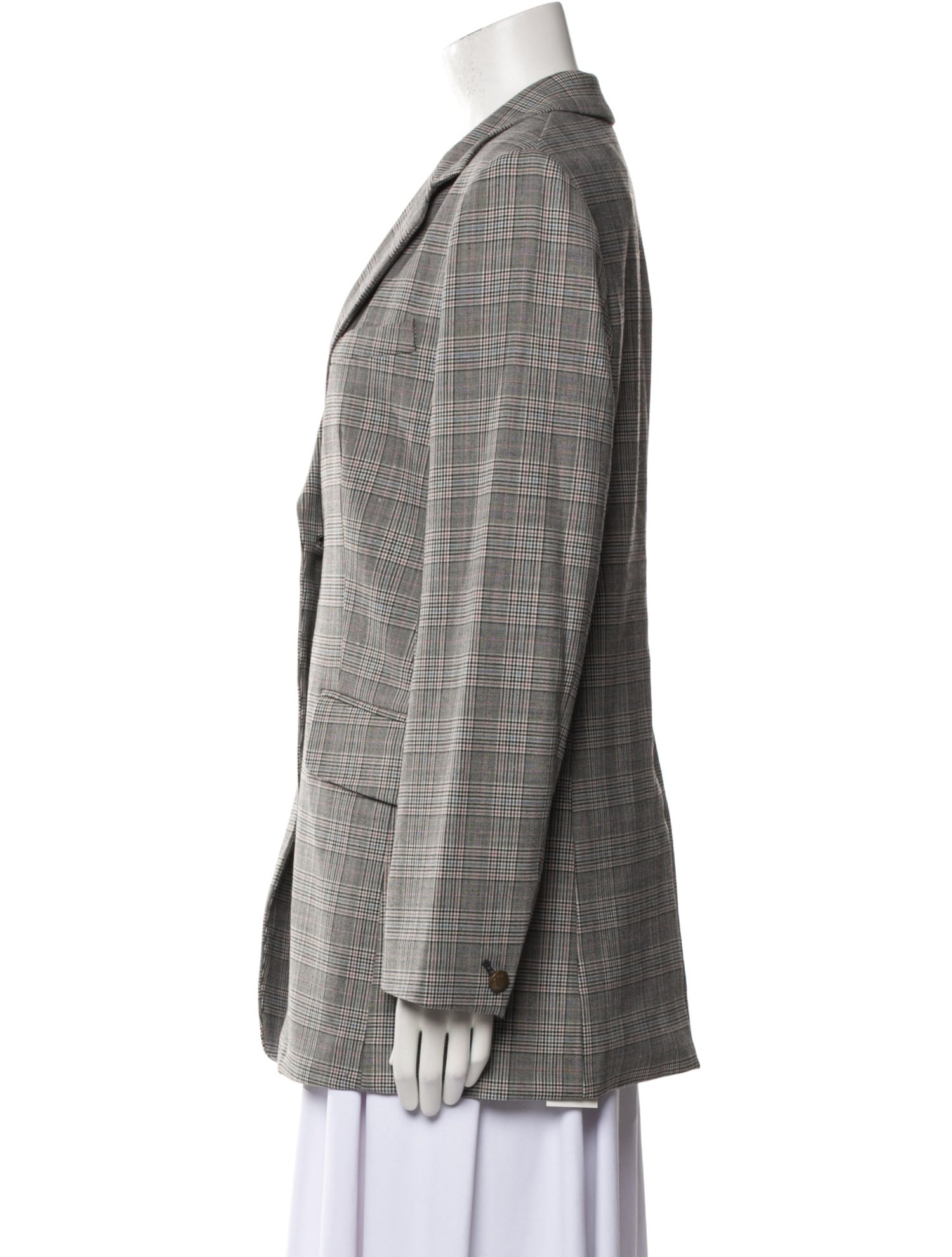 Rag & Bone Plaid Print Blazer w/ Tags