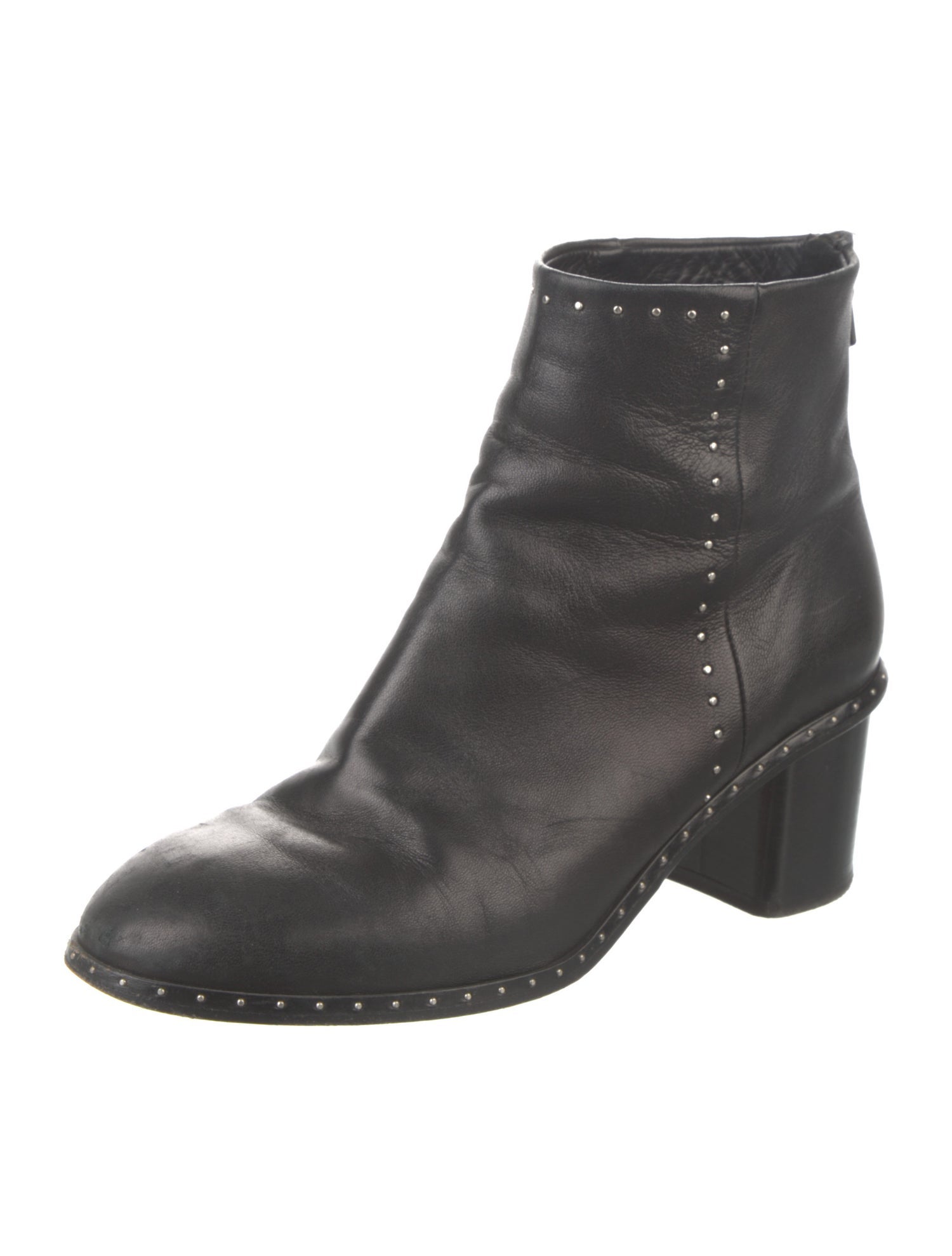 Rag & Bone Leather Studded Accents Boots