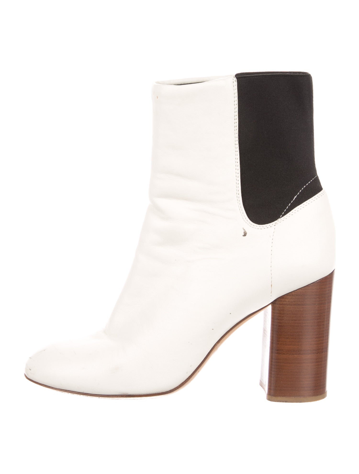 Rag & Bone Leather Colorblock Pattern Boots