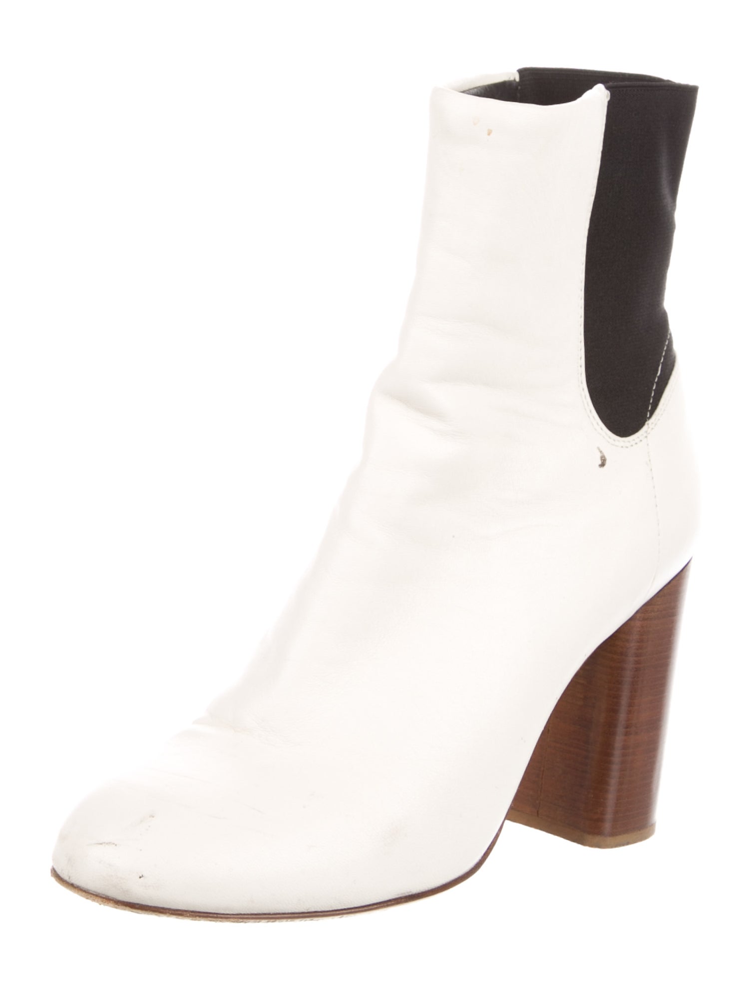 Rag & Bone Leather Colorblock Pattern Boots