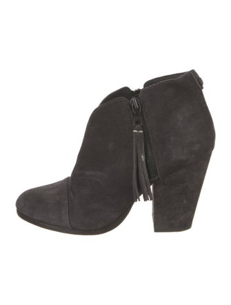 Rag & Bone Suede Tassel Accents Boots