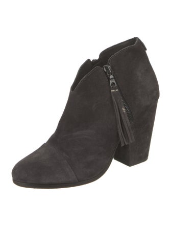 Rag & Bone Suede Tassel Accents Boots