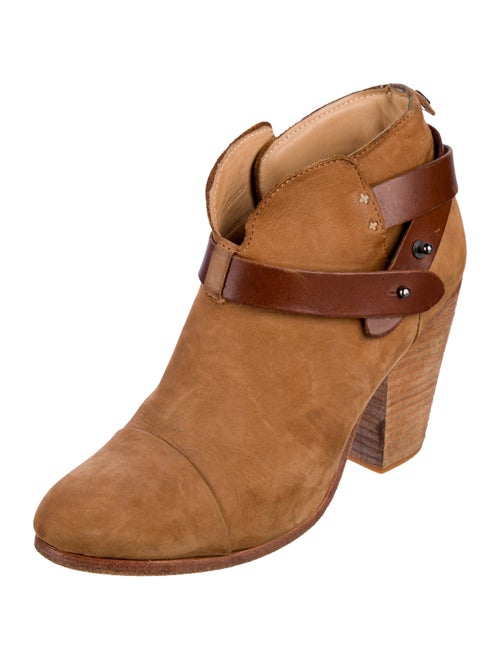 Rag & Bone Suede Leather Trim Embellishment Boots