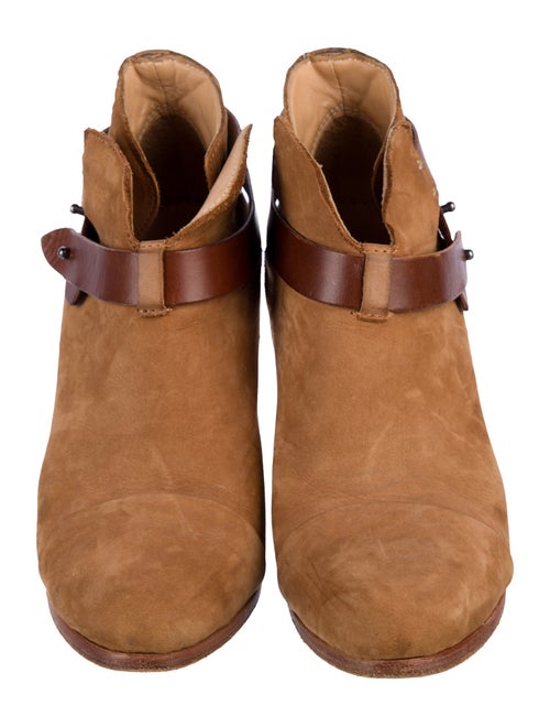 Rag & Bone Suede Leather Trim Embellishment Boots