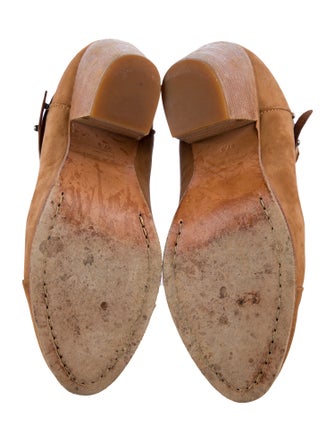 Rag & Bone Suede Leather Trim Embellishment Boots