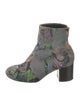 Rag & Bone Velvet Floral Print Boots