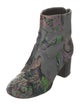 Rag & Bone Velvet Floral Print Boots