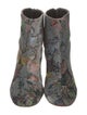 Rag & Bone Velvet Floral Print Boots