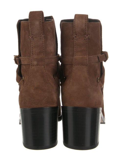 Rag & Bone Suede Moto Boots