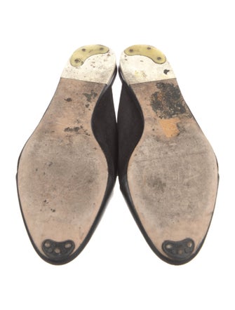 Rag & Bone Suede Grosgrain Trim Mules