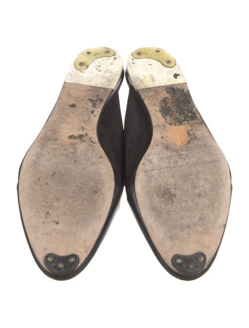 Rag & Bone Suede Grosgrain Trim Mules