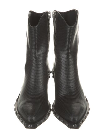 Rag & Bone Leather Studded Accents Western Boots