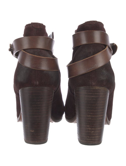 Rag & Bone Suede Leather Trim Embellishment Boots