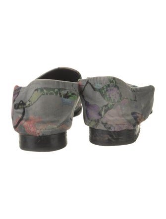 Rag & Bone Velvet Floral Print Loafers