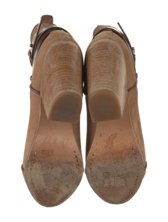 Rag & Bone Suede Leather Trim Embellishment Boots