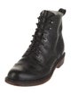 Rag & Bone Leather Lasercut Accents Combat Boots