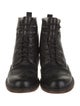 Rag & Bone Leather Lasercut Accents Combat Boots