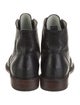 Rag & Bone Leather Lasercut Accents Combat Boots