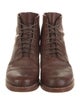 Rag & Bone Leather Printed Combat Boots