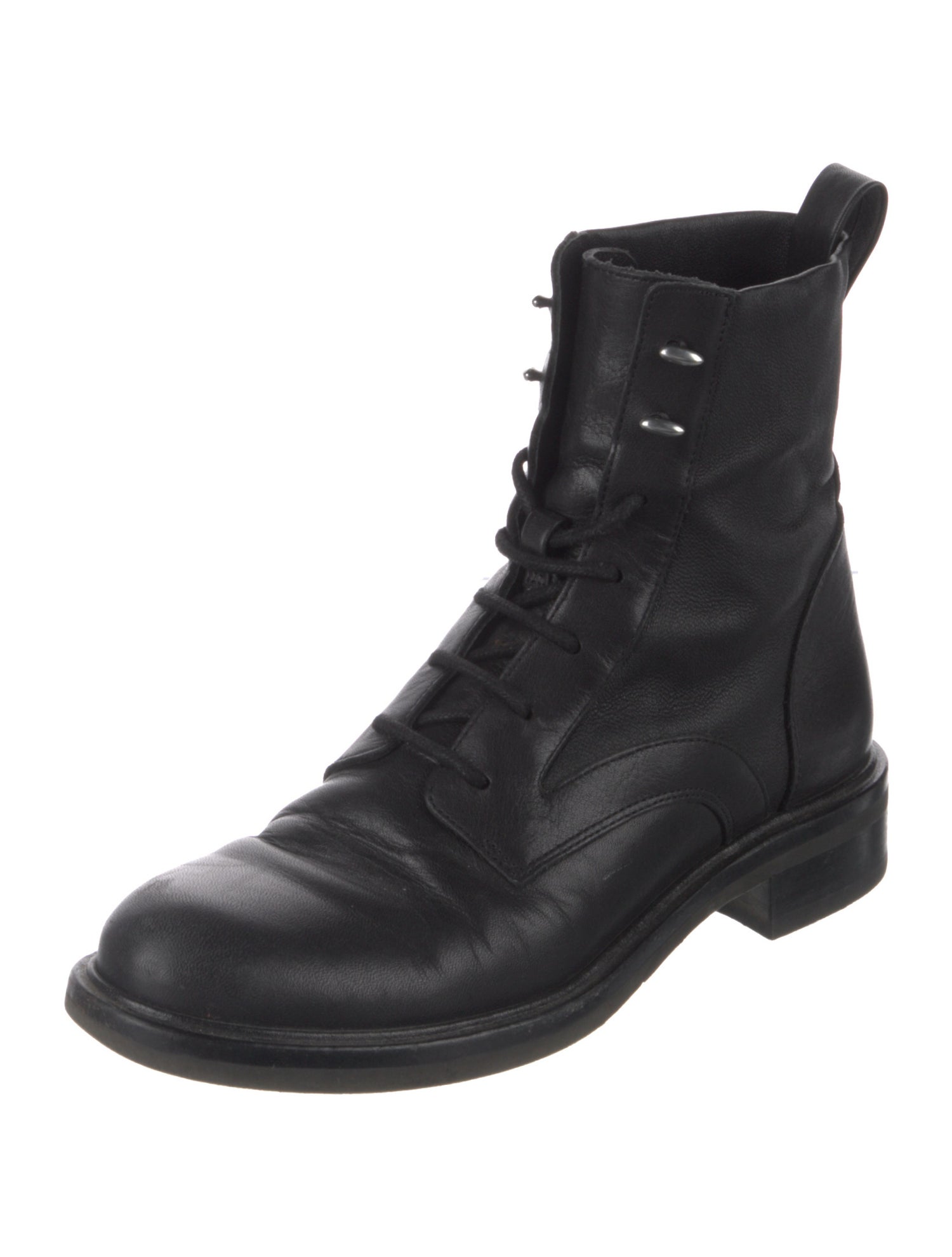Rag & Bone Leather Combat Boots