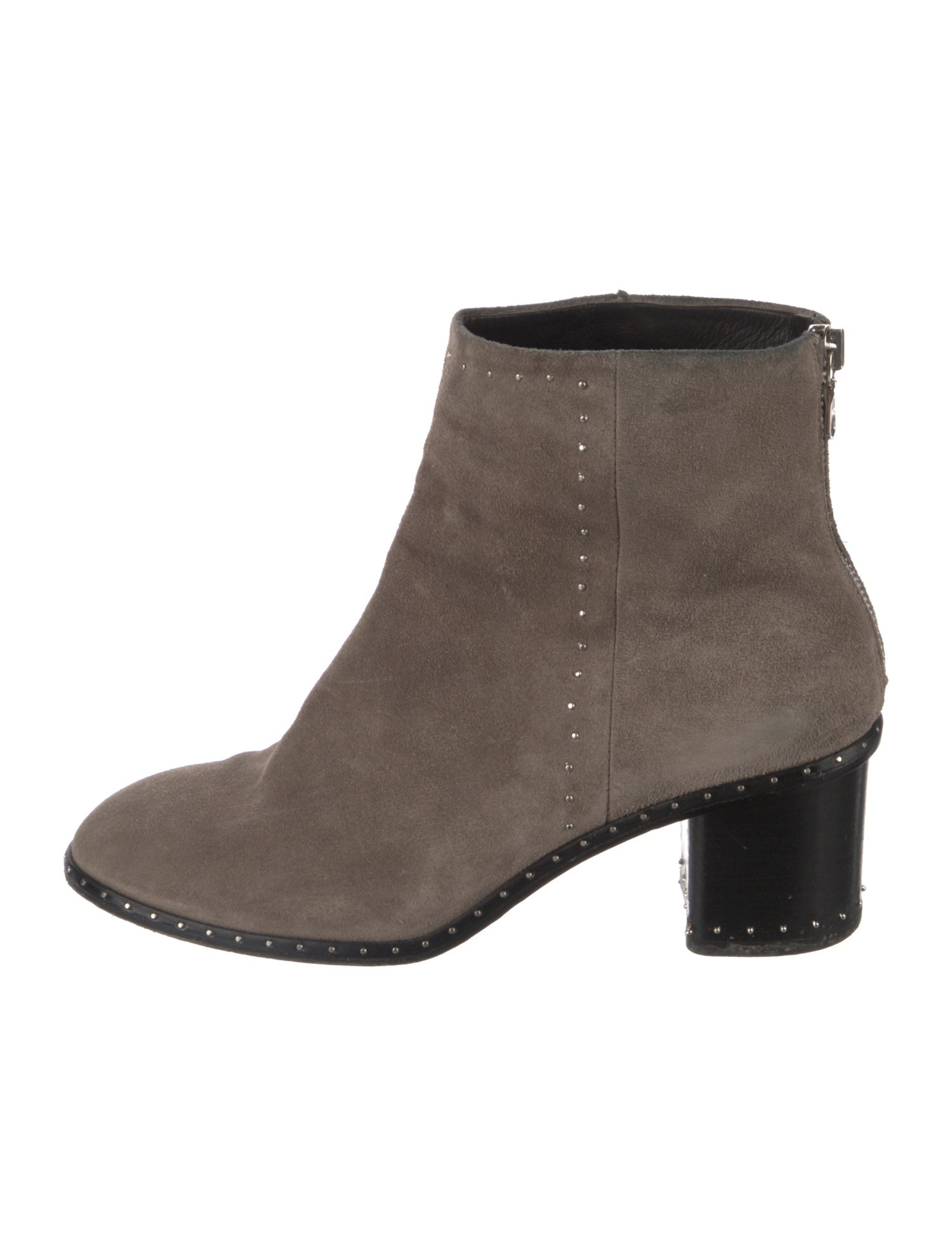 Rag & Bone Suede Studded Accents Boots
