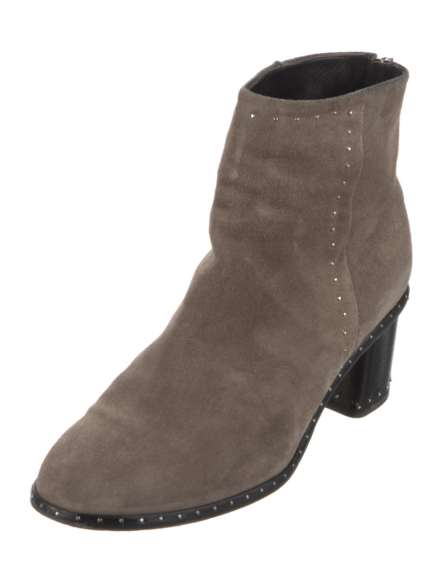 Rag & Bone Suede Studded Accents Boots