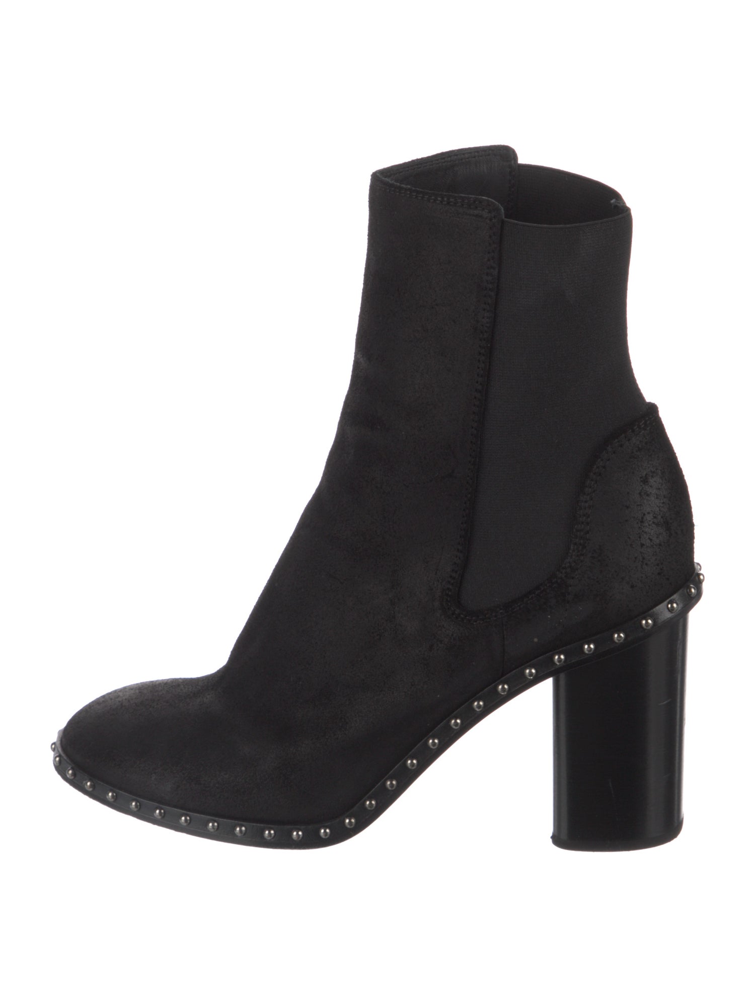 Rag & Bone Suede Studded Accents Sock Boots